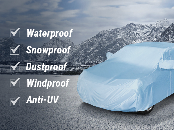 Waterproof Snowproof Dustproof Windproof Anti-UV Checks