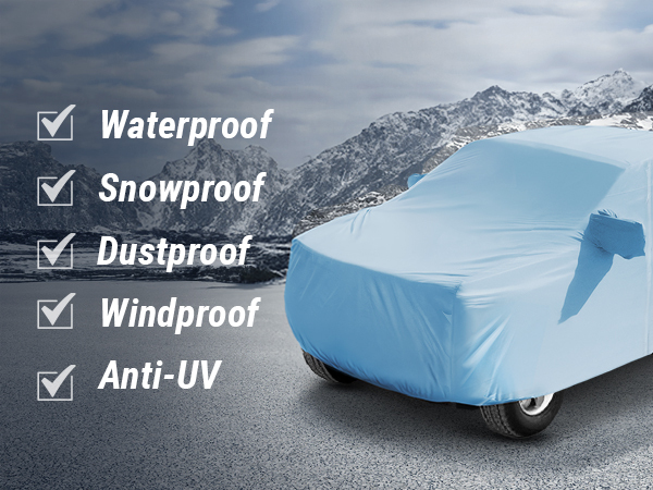 Waterproof Snowproof Dustproof Windproof Anti-UV Checks